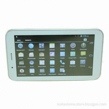 Dual SIM card tablet PC, 7-inch 1,024 x 600 pixel, MT6572 dual camera, competitive model